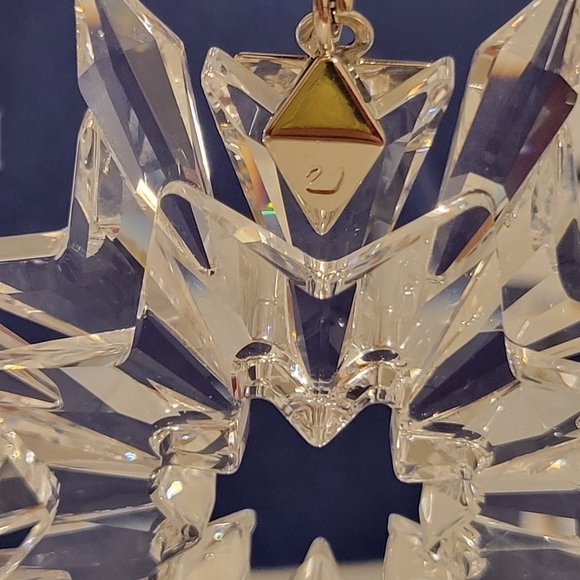 Swarovski 2003 annual snowflake ornament large in original box Swarovski 622498 - Picture 6 of 8